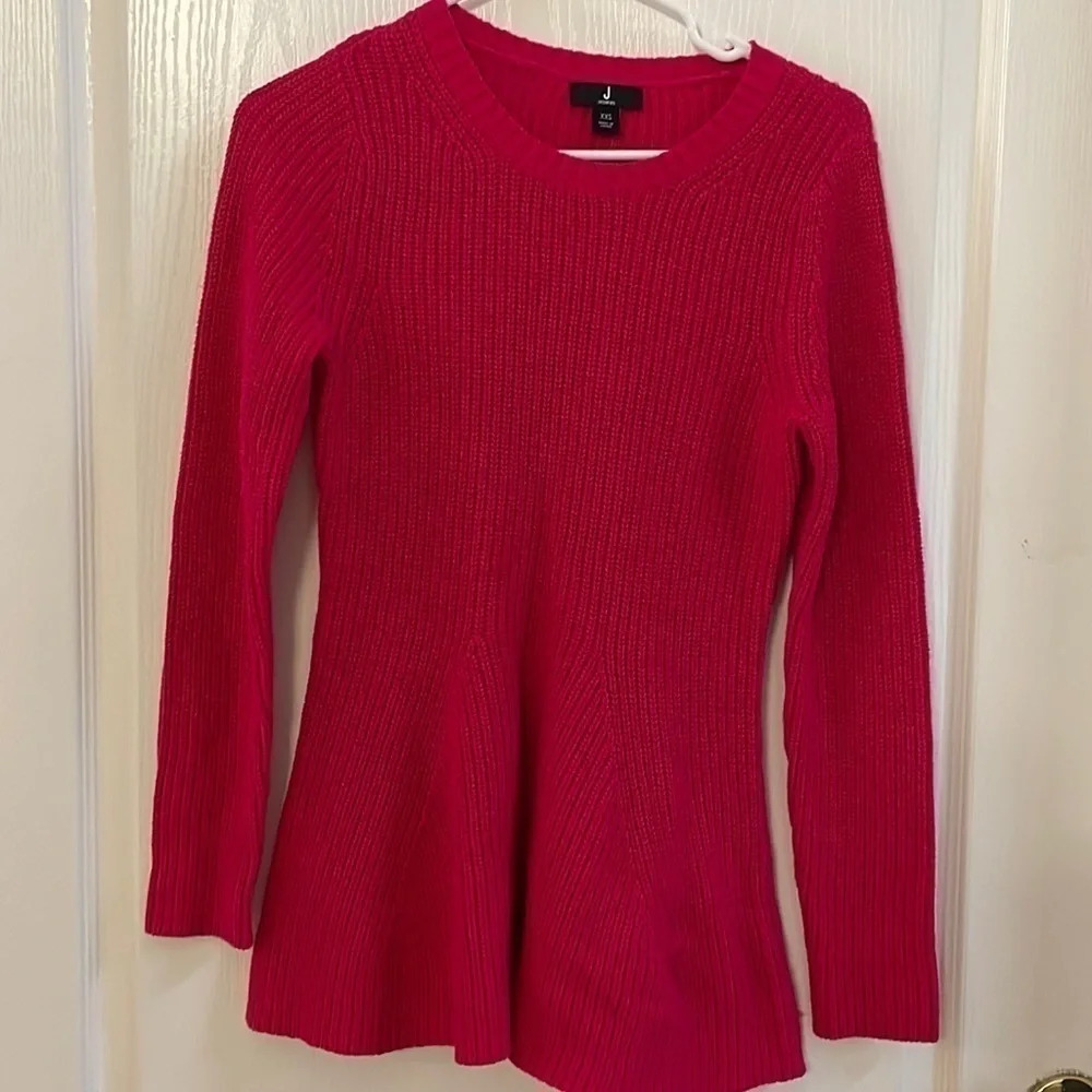 Jason Wu June flare sweater hot pink